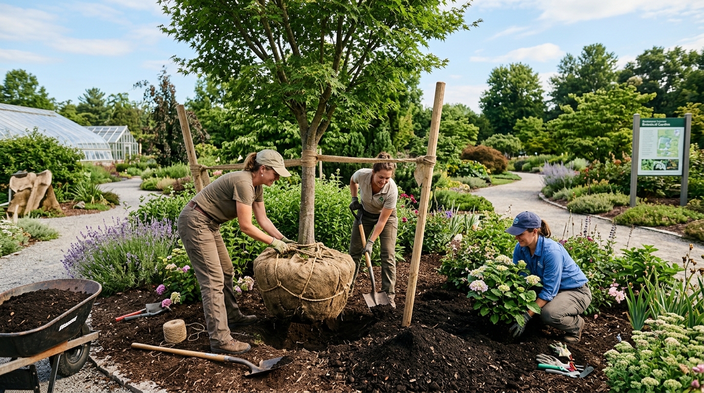 Planting & Plantation - Botanical Landscaping Delhi NCR