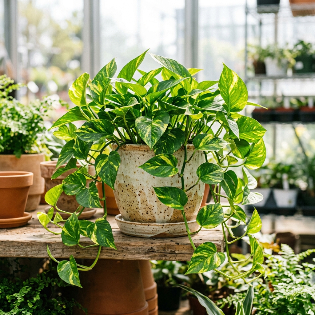 Lush Money Plant Golden Pothos nursery specimen