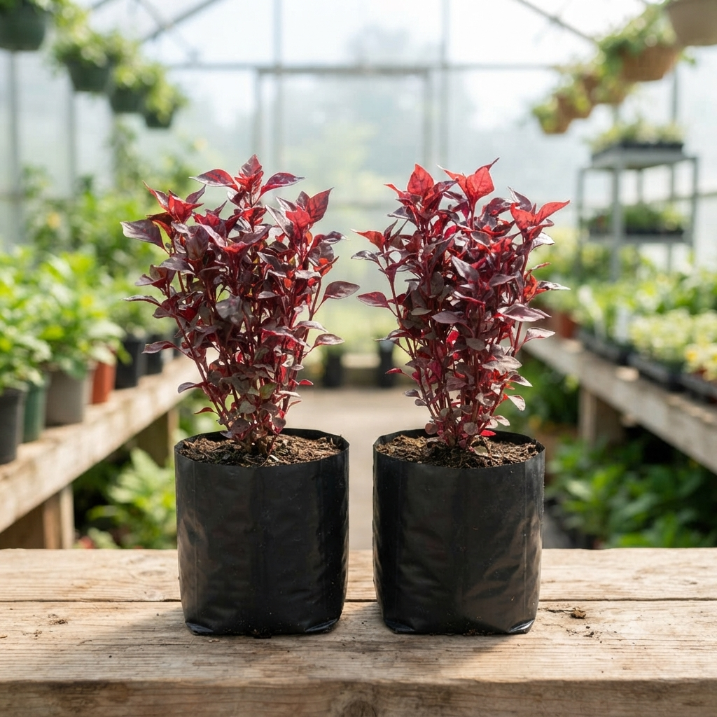 Ruby Red Foliage Plant Duo (Alternanthera - Pack of 2) live nursery specimen
