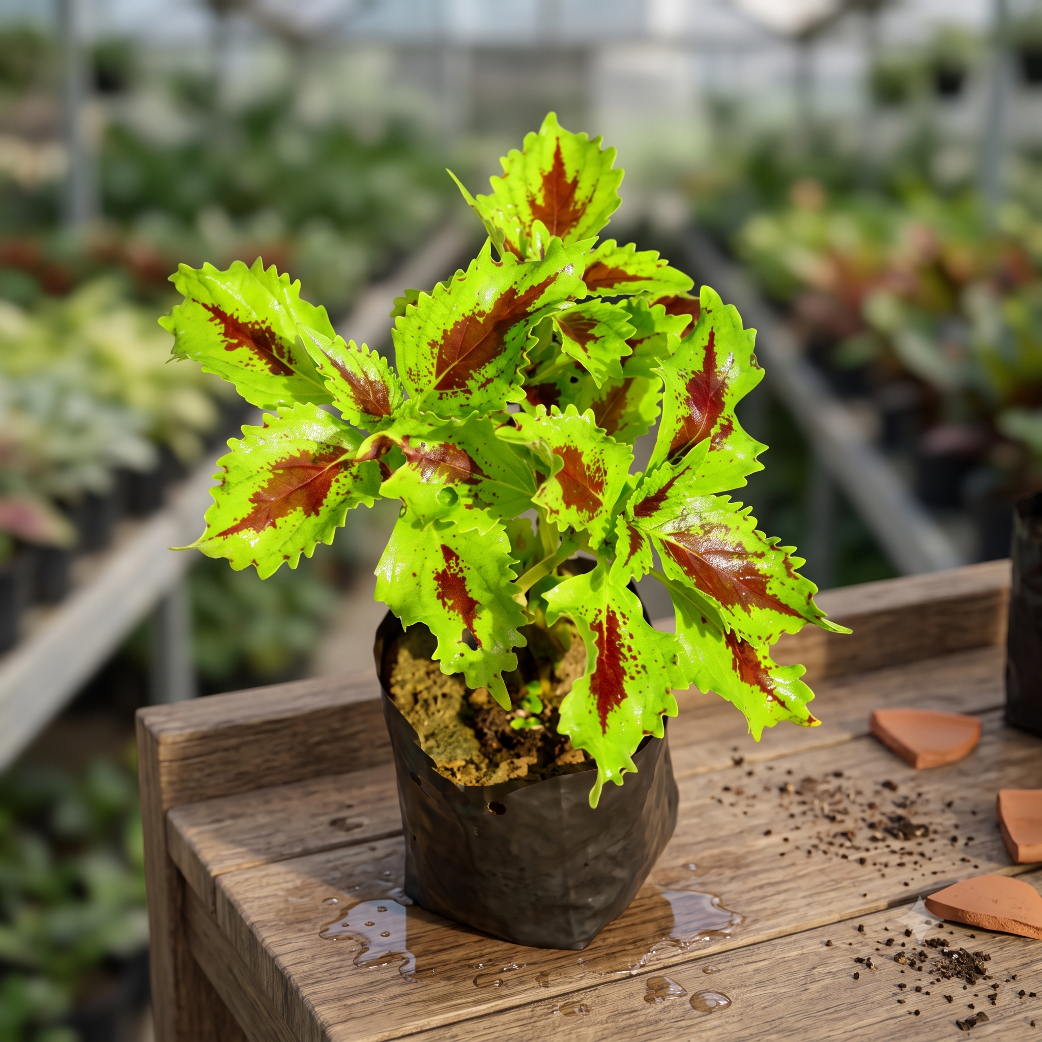 Flame Coleus Foliage Plant live nursery specimen