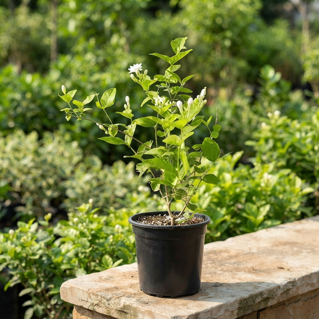 Mogra Arabian Jasmine live nursery plant specimen