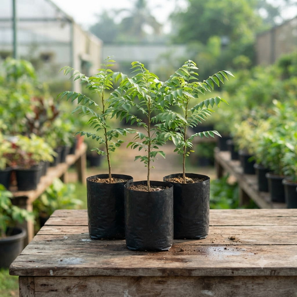 Curry Leaf Plant Combo (Kadi Patta - Pack of 3) live nursery specimen
