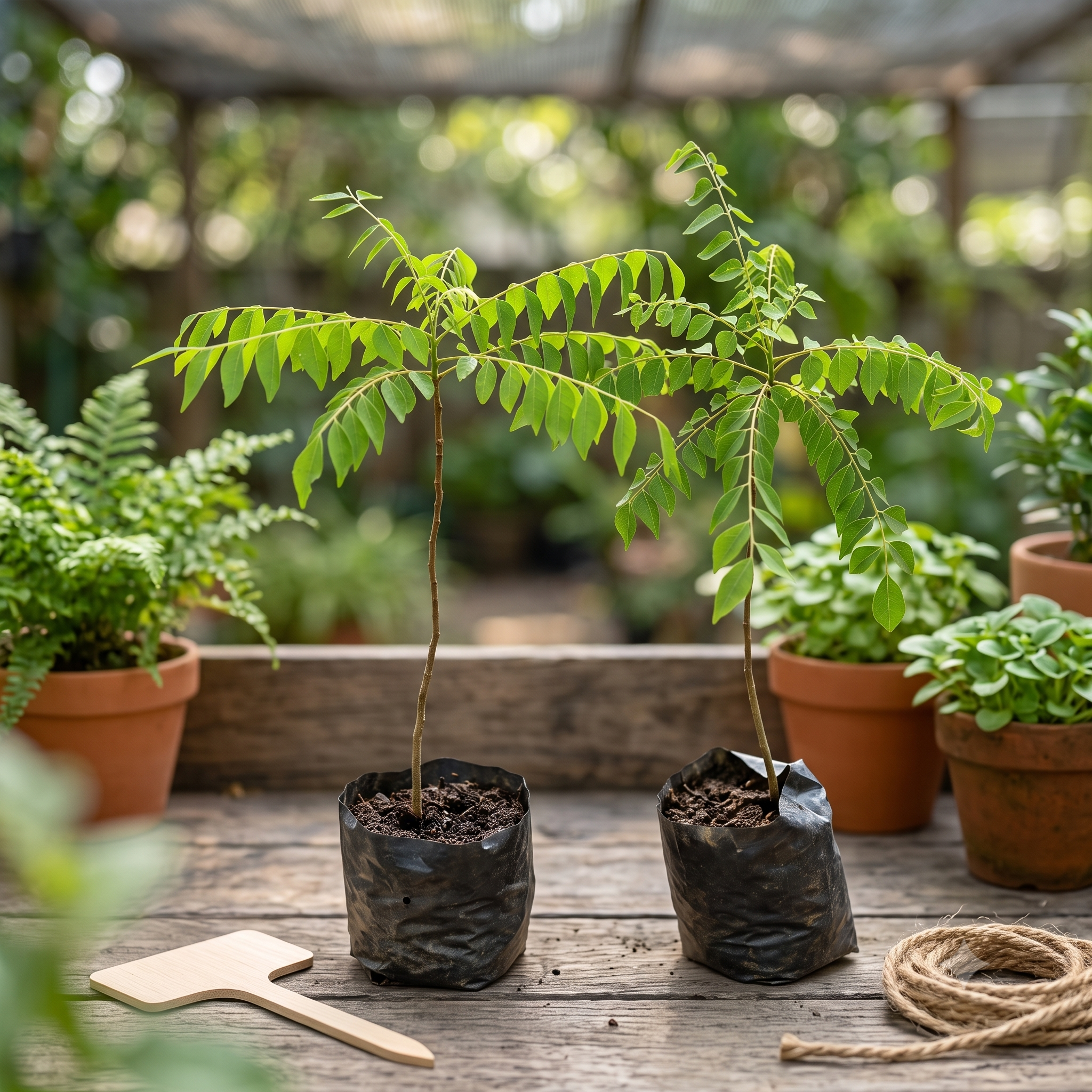 Curry Leaf Plant Duo (Kadi Patta - Pack of 2) live nursery specimen