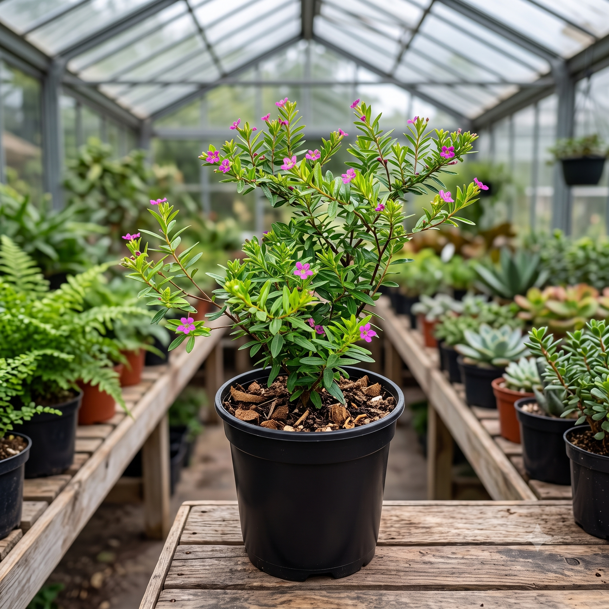 False Heather Mexican Bush (Cuphea hyssopifolia) live nursery specimen