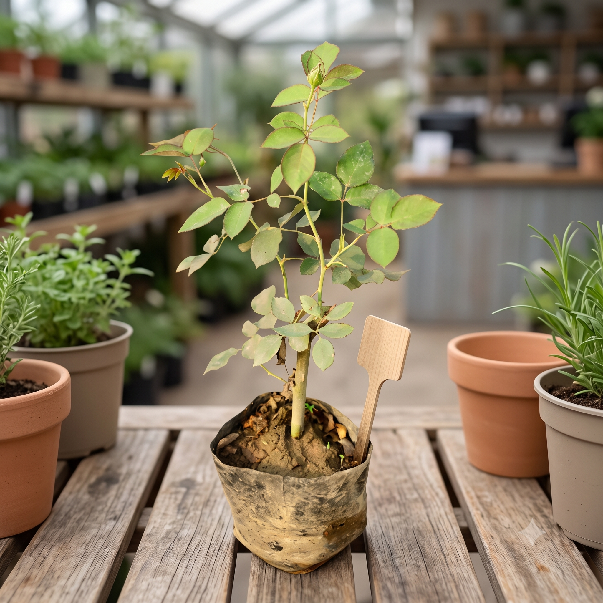 Desi Red Rose Plant live nursery plant specimen