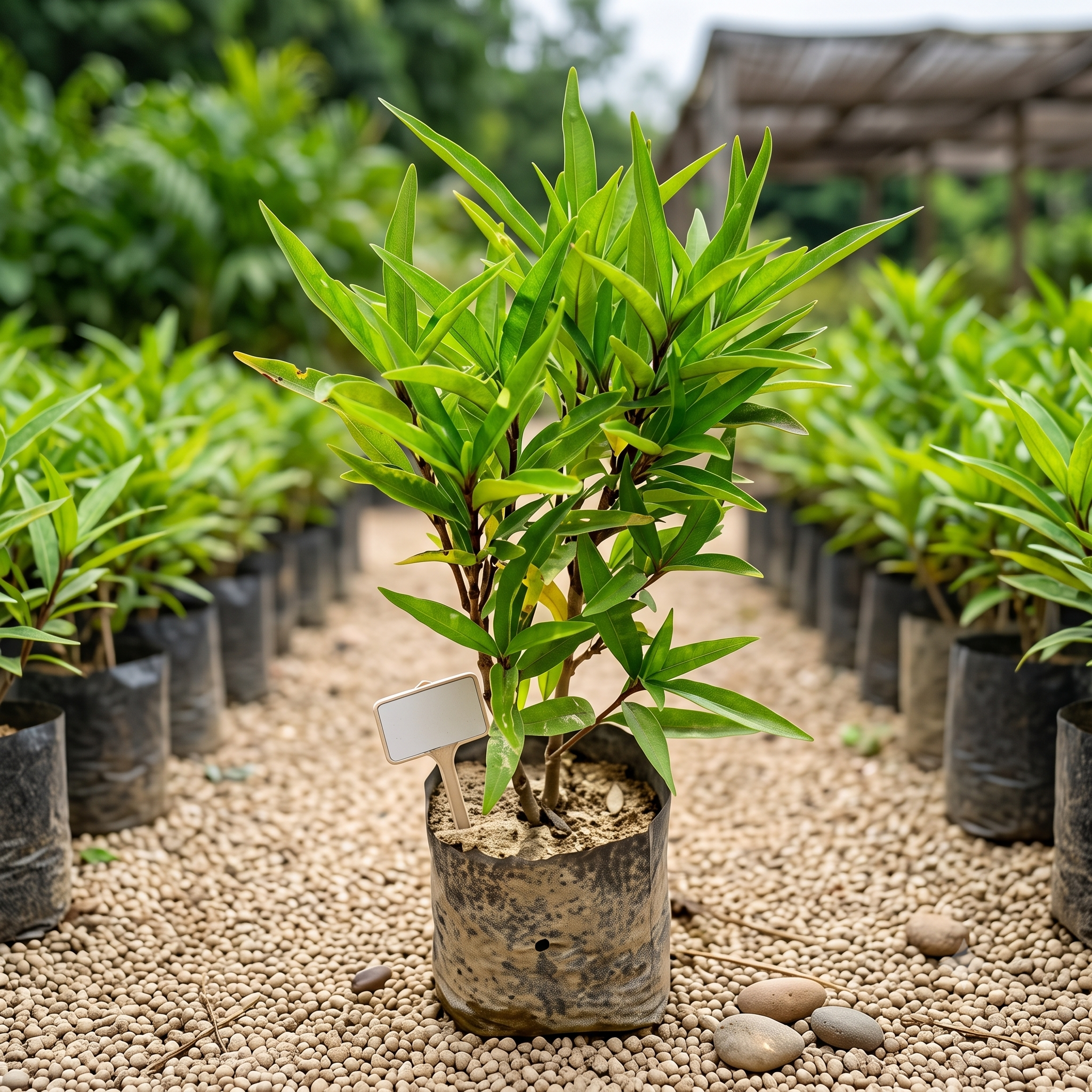 Pendula False Ashoka Tree Sapling (Polyalthia longifolia) live nursery specimen