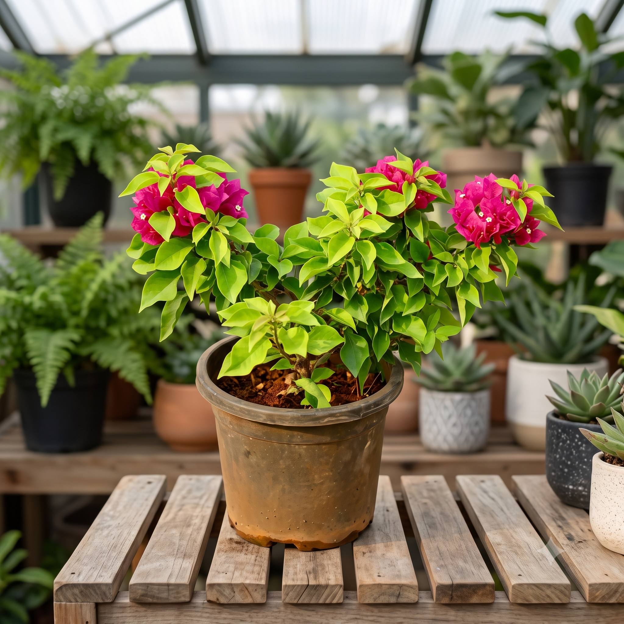 Magenta Bougainvillea Flowering Plant live nursery specimen