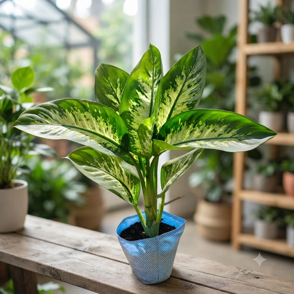 Dieffenbachia Camille (Dumb Cane) live nursery specimen