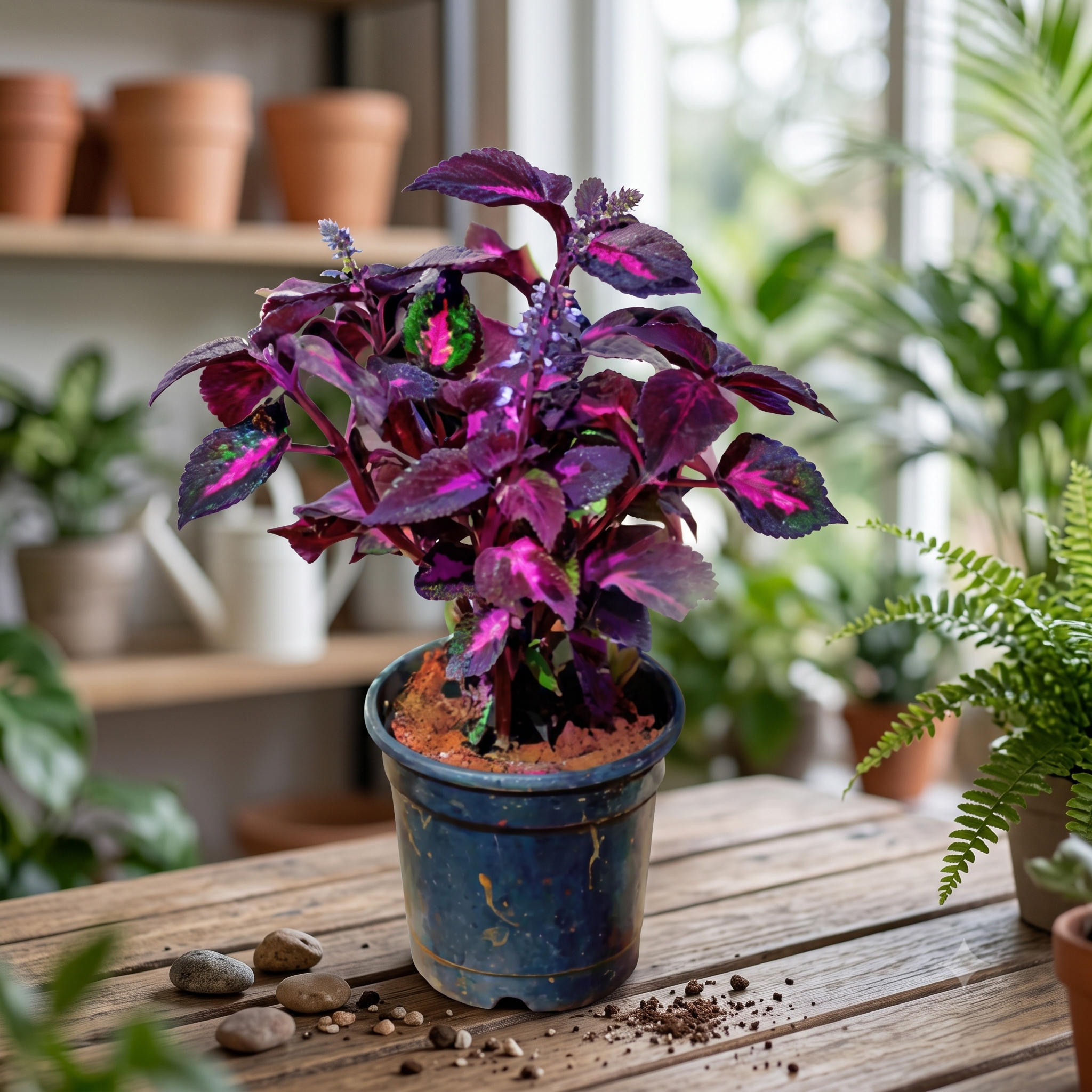 Purple Majesty Velvet Coleus live nursery specimen